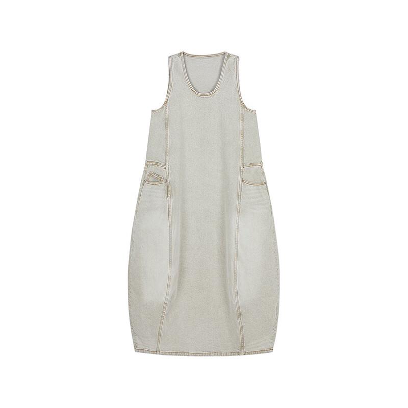 JNBY Women's Cotton-Linen Sleeveless H-line Dress