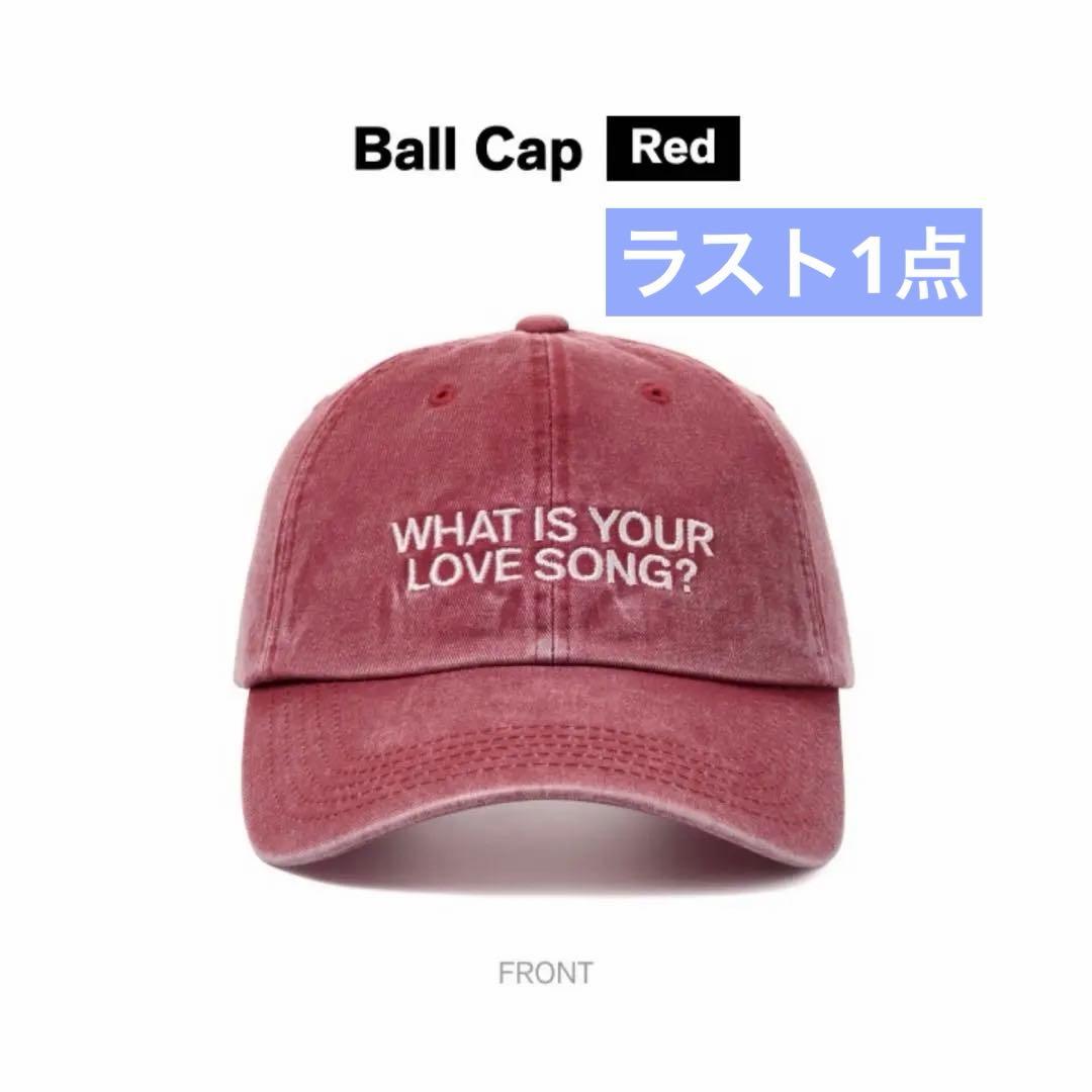 [USED] BTS ARIRANG Pop-up Korean Bal Cap Red Hat