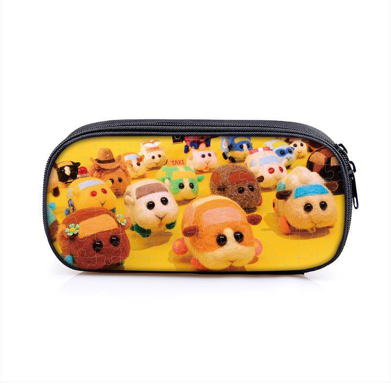 Pui Pui Kids Pencil Case With Nylon Material For School And Travel