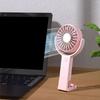 Handheld Fan Portable Fan Rechargeable Small Pocket Fan with 5 Speed Foldable Hook for Office Outdoor Indoor Pocket Fan