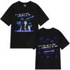 Sängerin Aitana Cuarto Azul Welttournee 2026 Print T-Shirts Herren Damen Mode T-Shirt Locker Freizeit Baumwolle Hip Hop Streetwear Übergroßes T-Shirt