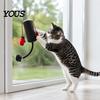 Interactive Pet Toys for Solo Play Cat Punching Bag Toy, Punch Toy with Dangling Boxing Gloves, Suction Automatic Teaser Boredom Cup Base, Indoor