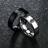 1Pc Fashionable, Fashionable, Versatile and Minimalist Design Titanium Steel Ring, Suitable for Men and Women To Wear