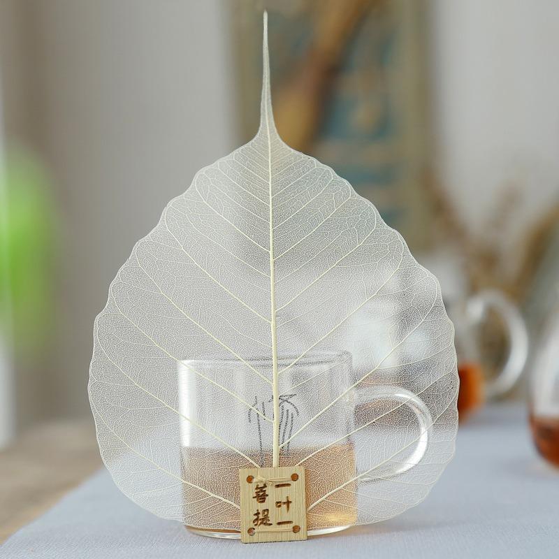 1ks sítka na čaj Leaf Filter Tvar listu Bodhi únik kung-fu čajový infuzér přístup Hollow Out The Leaves Osobnost