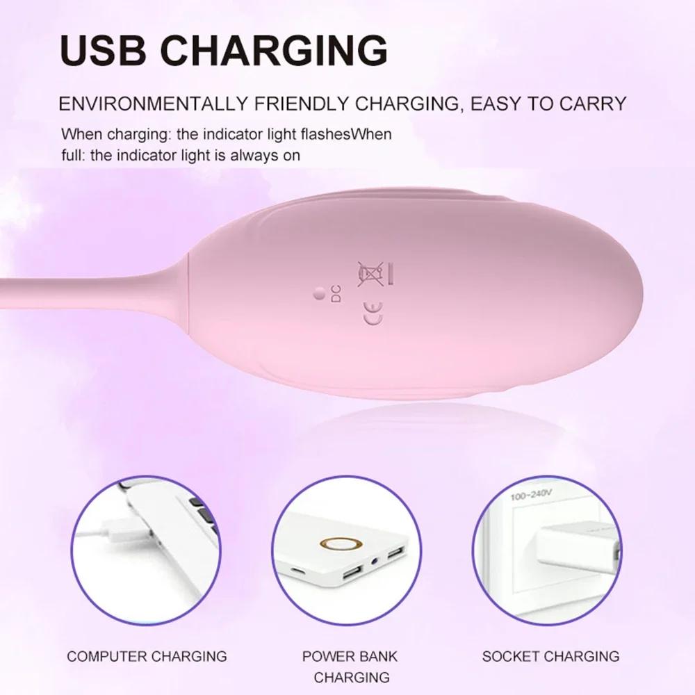 Vibrator for Women APP Wireless Bluetooth G-Spot Vaginal Stimulator Anal Vibrating Egg Massager Wearable Stimulator Sex Toys