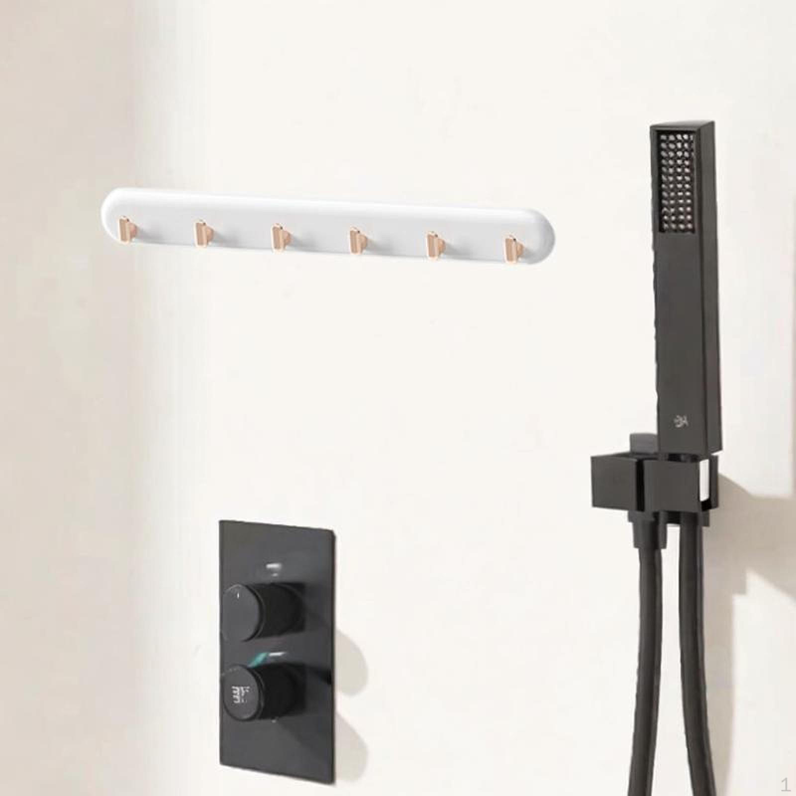 

Вешалки для одежды Вешалка для шляп с 6 крючками Стойка для курток белый