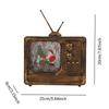 Christmas Musical Box Retro Crafts Night Light for Gifts Bookshelf Christmas
