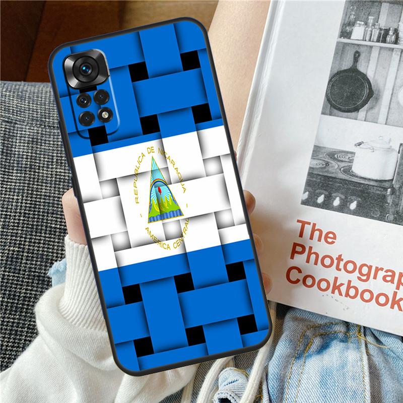 Nicaragua Flag Case For Xiaomi Redmi Note 12 10 9 11 Pro 9S 10S 11S 12S Cover For Redmi 12 9C 10C 12C 13C