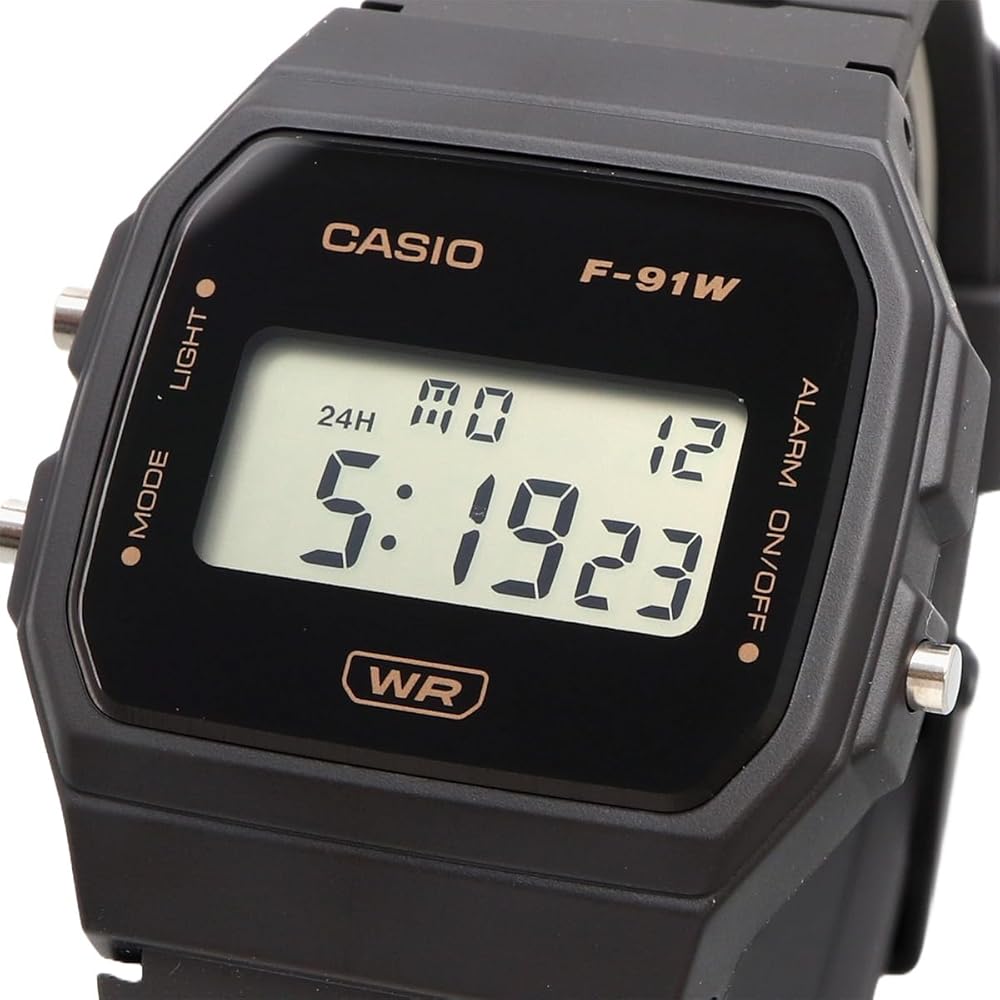 Casio F-91WB-8A Unisex Digital Watch Biomass Plastic Band Dark Gray