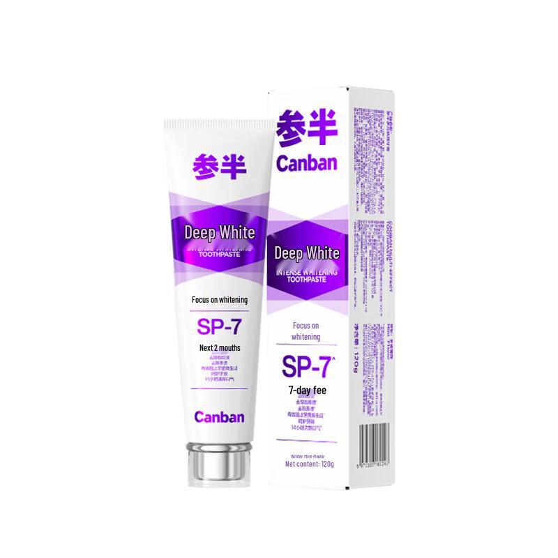 

Canban Deep Whitening Toothpaste, Snow Mountain Mint, 120g
