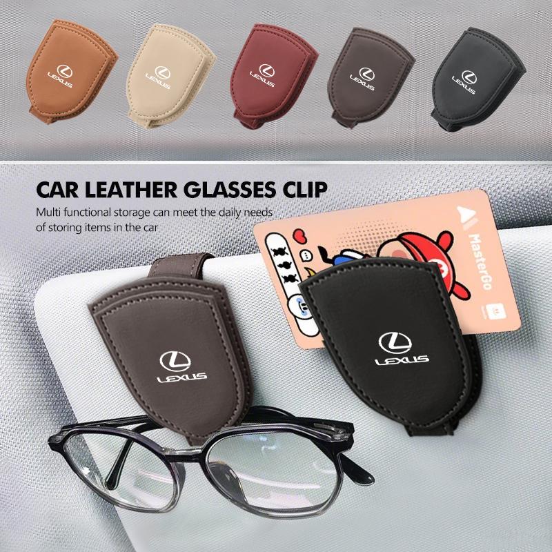 CKU5 Car Visor Glasses Clip Sunglasses Box Card Holder Interior For Lexus CT200h ES250 ES300h IS250 IS200 GS300 GS460 GX470 LS400