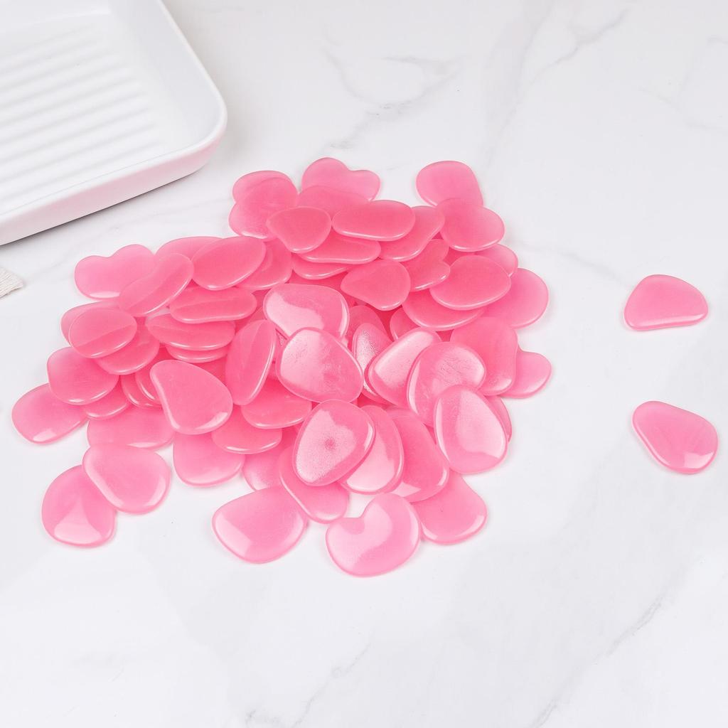 4cm Luminous Glow Pebbles for Garden, Fish Tank, Bonsai, and Decorative Landscaping