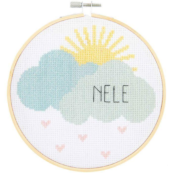 Kit broderie de naissance Nuage