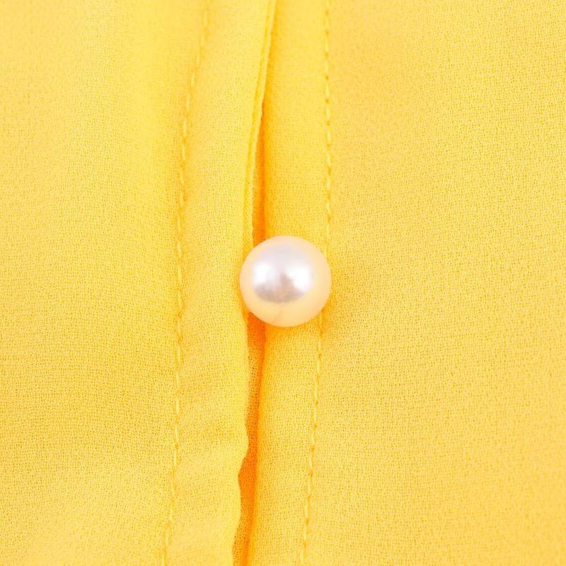 Kaslead New Women Clothes Western Style Fashion Plus Size Temperament V-neck Pearl Buckle Patchwork Edge Long Dress