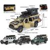 1:32 Scale Toyota Tacoma TRO Off Road Pickup Truck Alloy Diecast Travel Version Model Sound & Light Mini GT Ornament Collection