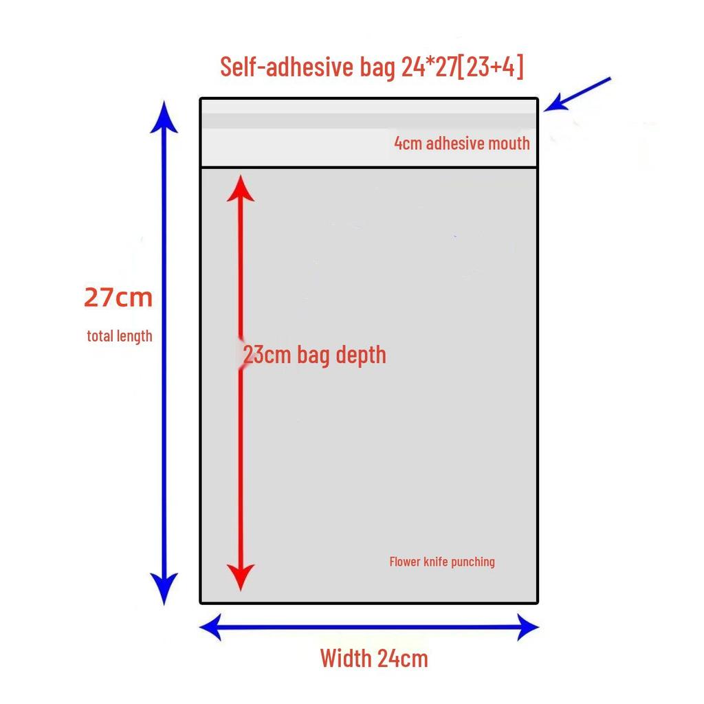 Transparent OPP Self-Adhesive Jewelry Packaging Bag