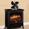 4 Blade Thermal Ht Powered Wood Stove Fan Fireplace Accessory for Ht Distribution
