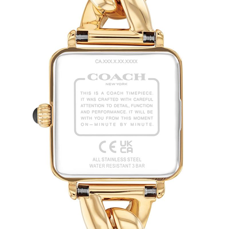 Coach Cass Quarz Uhr Schwarzes Zifferblatt 30 Meter Wasserdicht Luxus Damen Uhren 14504356