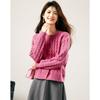 Women's Elegant Cable Knit Cardigan Sweater
