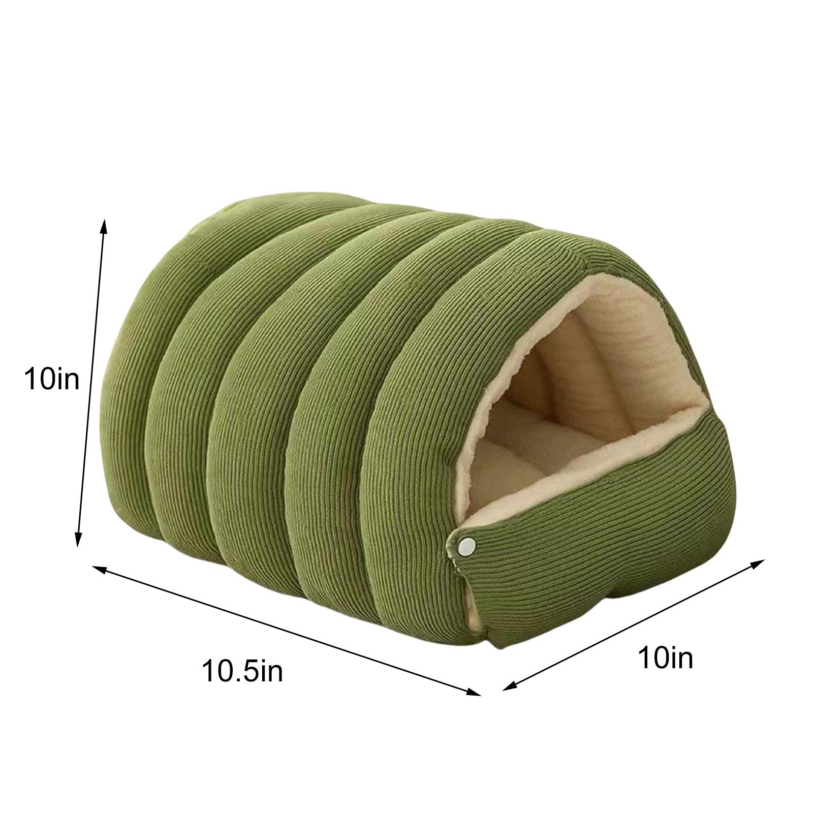 Winter Warm Cat Bed Warm Pet House Pet Sleeping Nest Thickening Warmth Soft Kittens Sleeping Bed Cat Cave For Pet Cat Dog Warmth
