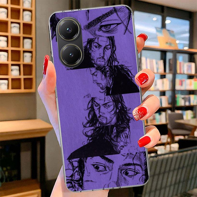 Vagabond Samurai Comic Phone Case For Xiaomi Poco F7 Ultra X7 X6 X5 Pro M7 Redmi 15C 15 13C 13 12C 12 10C 10 9A 9C 9T 9 Shell Po