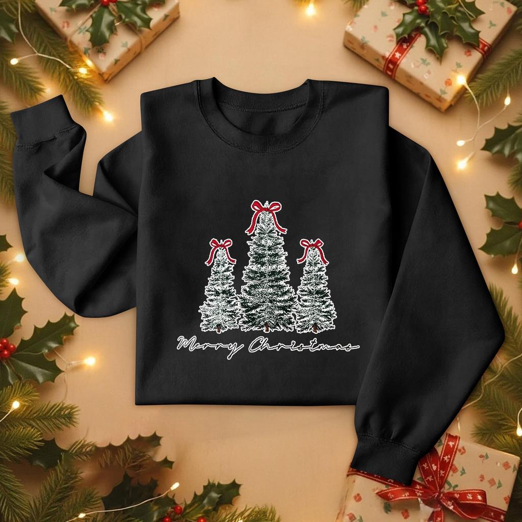 Christmas T-Shirts And Sweatshirts, Women'S Sweatshirts, Long-Sleeved Pullover Sweatshirts, Women'S Long-Sleeved Tops