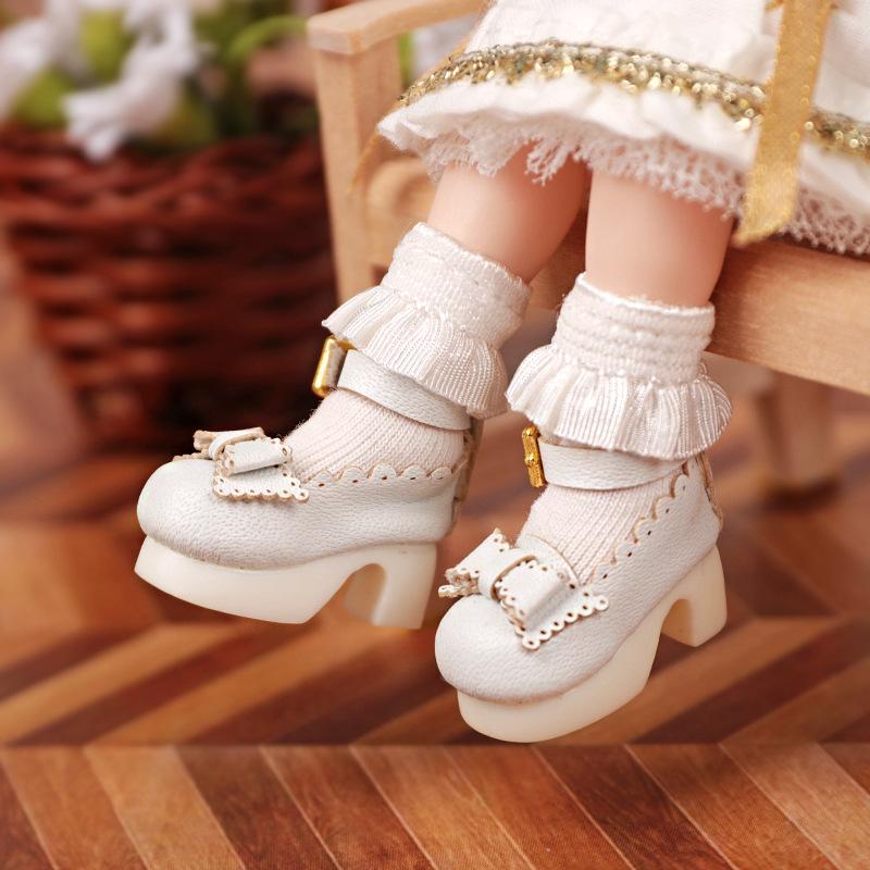 Lovely Doll Accessories OB11 Lace Socks Cute Calf Soft Doll Clothes Accessories Kawaii Lovely 1/12 Doll Socks Kids