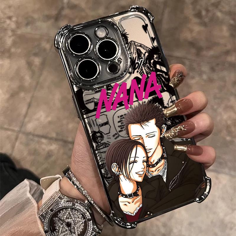 HOT Anime Girl Nanas OsakiS Plating Phone Case For Samsung S26 S25 S24 S23 S22 S21 S20 FE Note20 Edge Plus Ultra 4G 5G Anti Fall Samsung S21 5G