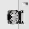 Safety Door Slide Latches Zinc Alloy Rotate Bolt Lock Gate Latches Privacy Catch for Latch for Cabinet Bathroom Toilet R