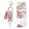 30Ml Empty Alcohol Spray Bottle Spray Type Sub-Bottling Hand Sanitizer Bottle Keychain Holder Portable Toner Tassel Leather Case