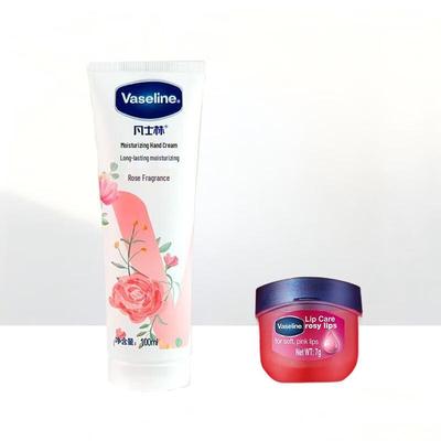 Vaseline Rose Lippenbalsam & Handcreme Set