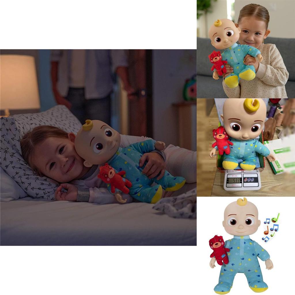 Jj Wassermelone Plüschtier mit Musik für Kinder zur Schlafenszeit und als Einschlafhilfe