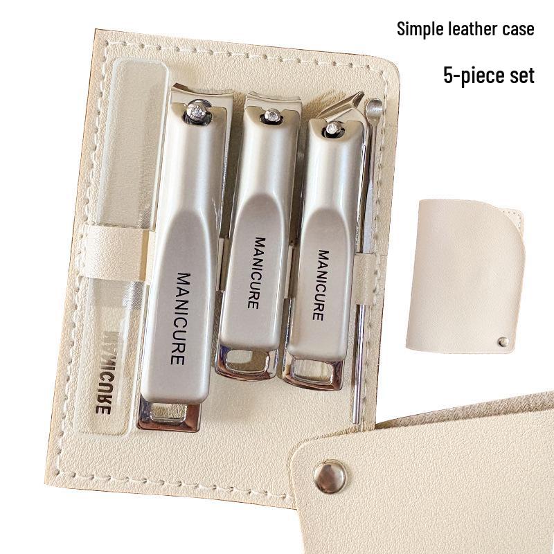 Portable Candy Color Nail Clipper & Manicure Set with Ear Pick