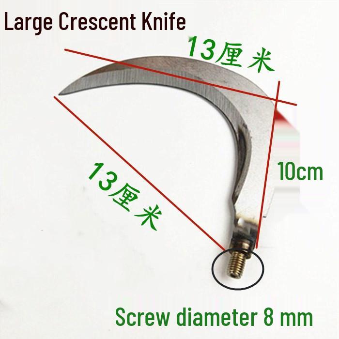 Portable Steel Fish Fork: Thickened Sickle-Style Spike for Fishing