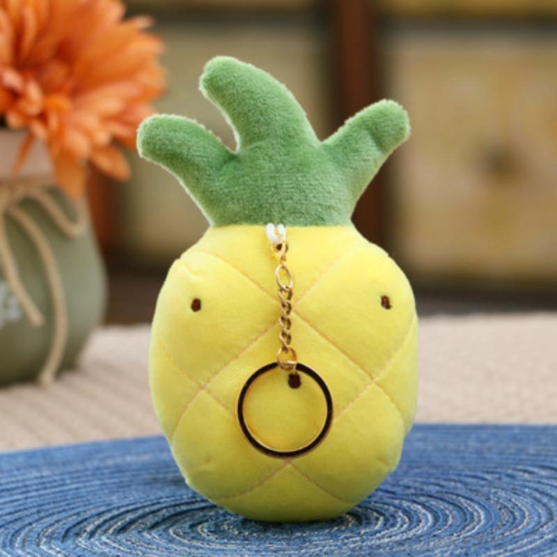 Fruit and Vegetable Plush Pendant Creative Doll Toy Pendant Cute Doll Gift Keychain