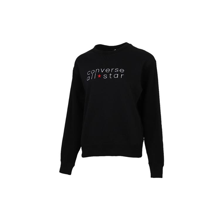 (WMNS) Converse All Star Sweater Asia Sizing Black Women s 10019801-A01 S