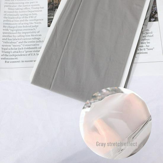 

8D блискучі світловідбиваючі кремові панчохи - чоловічі красиві шкарпетки на дев ять точок Shiny door control [with socks] сірий