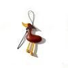 Hanger Pu Leather DuckKeychain Cartoon Bag Charm Trendy Scarf Duck Pendant  Women