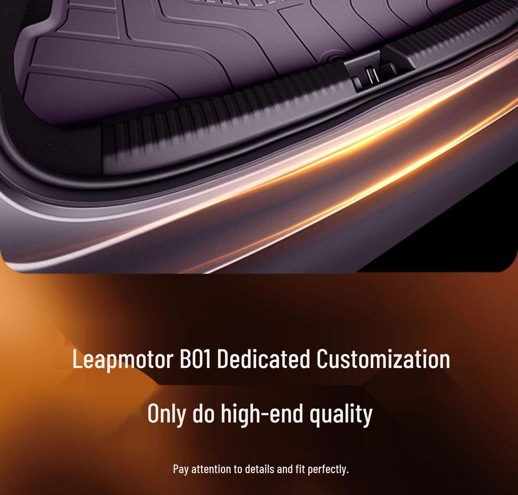 Leapmotor B01 TPE2026 Trunk Mat - New Car Interior Carpet Accessory