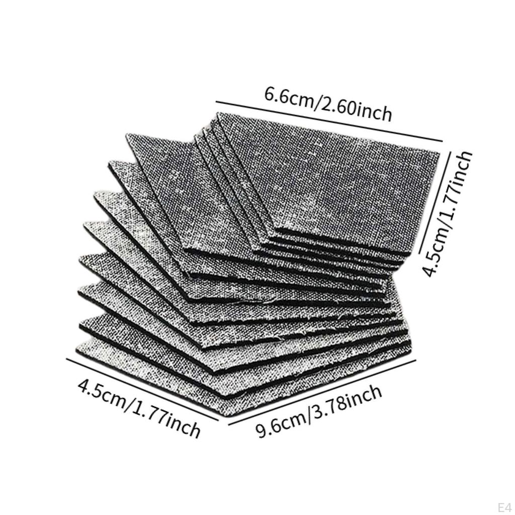 12 kusů Chrániče mantinelu kulečníkového stolu Vložky Příslušenství Snookerová gumová podložka pro