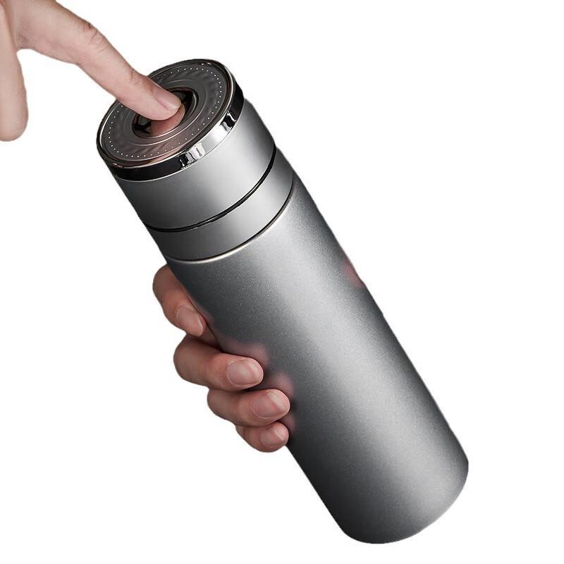 MOZHOU 500ml One-Touch Insulated Tea Mug