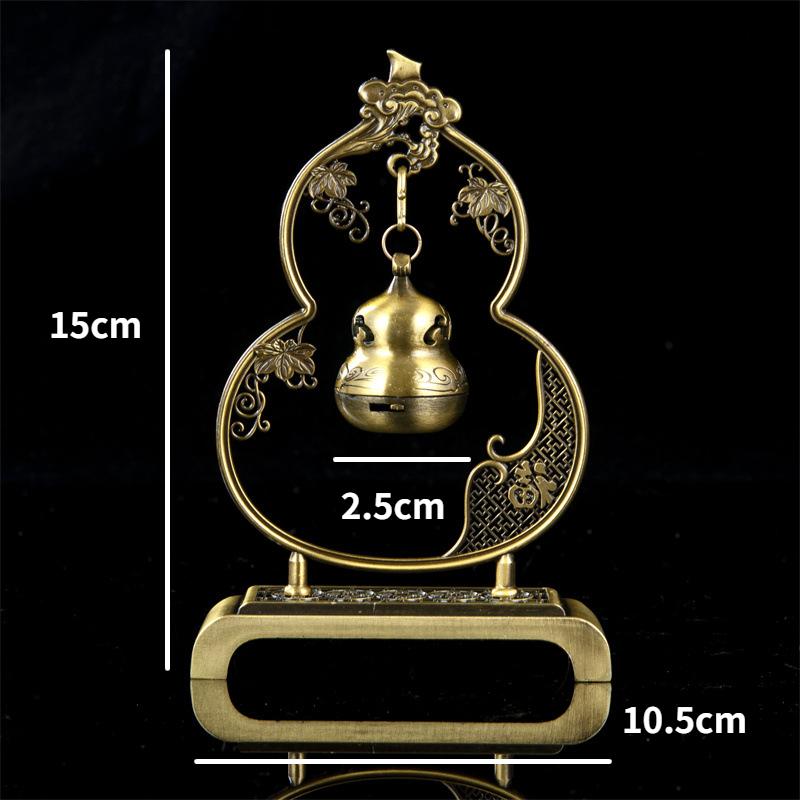

Gourd Alloy Small Incense Burner Mini Bosun Burner Antique Hanging Incense Burner Home Indoor Aromatherapy