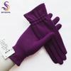 [BYSIFA] Winter Cashmere Wool Gloves Women New Soft Elegant Mittens Gloves Top Grade Thick Warm Touch Screen Ladies Gray Gloves