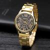 Montre Hommes Et Femmes Bracelet Acier Montre Bracelet Alliage d'Acier