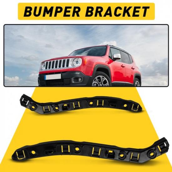 Bumper Bracket Set Fits 2015- Jeep Renegade Driver Front & Passenger Side EA