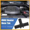 2 Pcs Black Plastic Tee, Quick Connect Heater Hose Connector for Toyota Land Cruiser 1992-2007, Sequoia 2001-2007, Sienna 2004-2007 - HVAC Heater