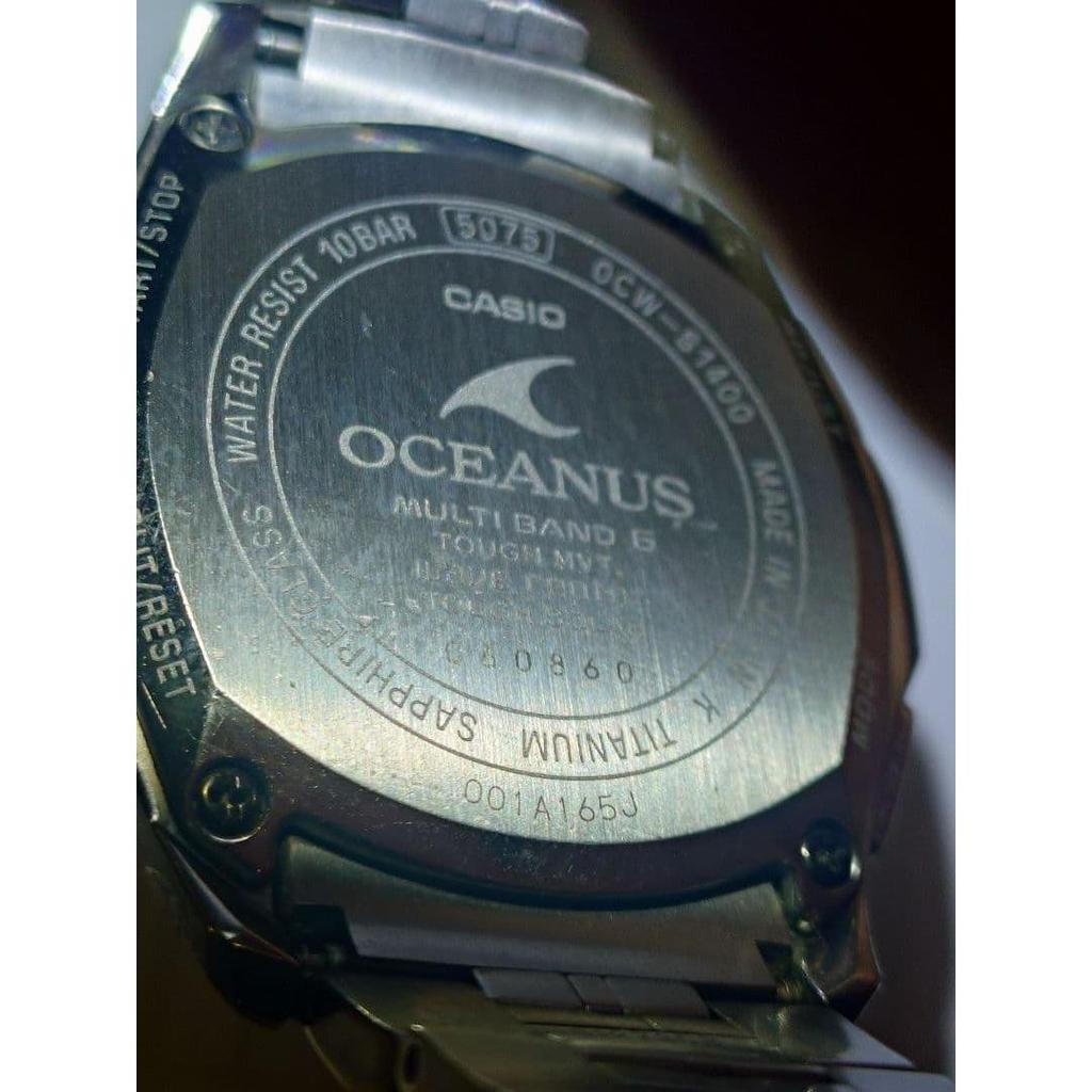 Used CASIO OCEANUS OCW-S1400 Titanium Watch
