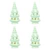 4 Pieces Christmas Lighting Sculptures Xmas Ornaments Handmade Collection Lamp