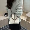 Large Capacity Kiss Lock Shoulder Bag Leopard Print Vintage Handbag Crossbody Bag  Shopping