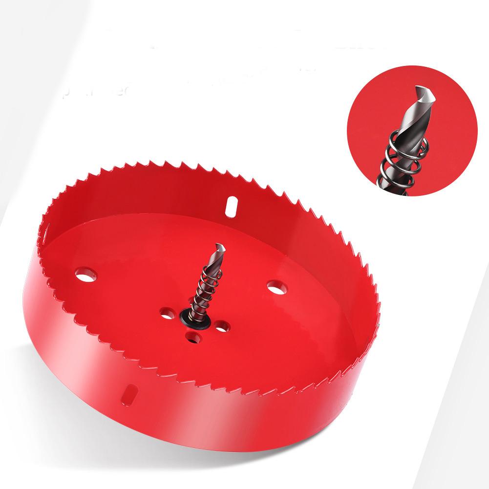 Bi-Metal Hole Saw Kit - for Wood, Metal Pipe, Aluminum & Drywall, PV Woodworking Cutting Set (Multi-Purpose Drill Bit)